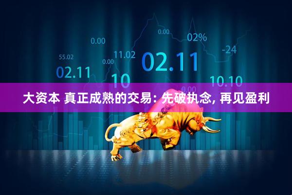 大资本 真正成熟的交易: 先破执念, 再见盈利